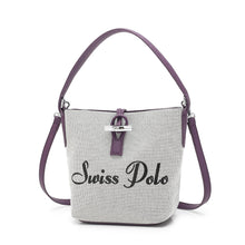 Load image into Gallery viewer, Women&#39;s Monogram Top Handle Canvas Sling Bag - HLT 3206