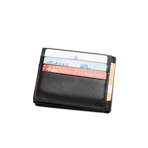 Men's Faux Leather RFID Short Wallet - SW 166