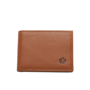 Men's Genuine Leather RFID Blocking Bi Fold Wallet - NW 014