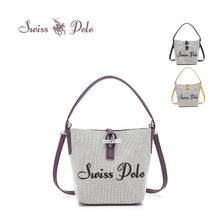 Load image into Gallery viewer, Women&#39;s Monogram Top Handle Canvas Sling Bag - HLT 3206