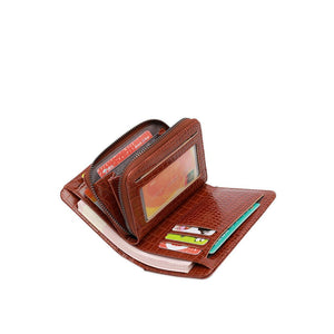 Women's Short Croc Purse / Wallet - SLP 21