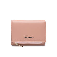 Load image into Gallery viewer, Women&#39;s RFID Magnet Tri Fold Leather Short Wallet / Purse With Coin Compartment - KP 005