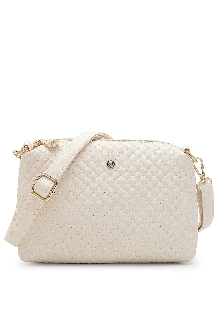 Women's Quilted Shoulder Sling Bag / Crossbody Bag - NDE 666