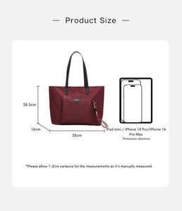 Women's Water Resistant Tote Bag / Hand Bag - NBE 7672