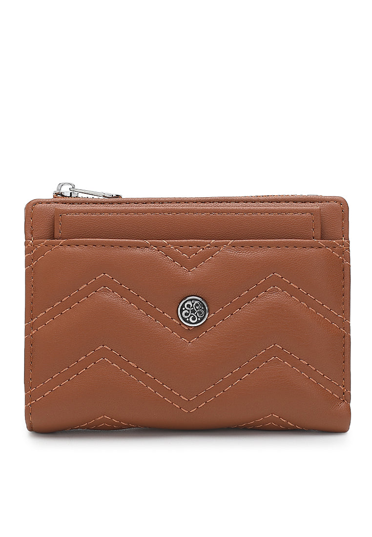 Women's Quilted Bi Fold Purse With Card Holder - NP 042