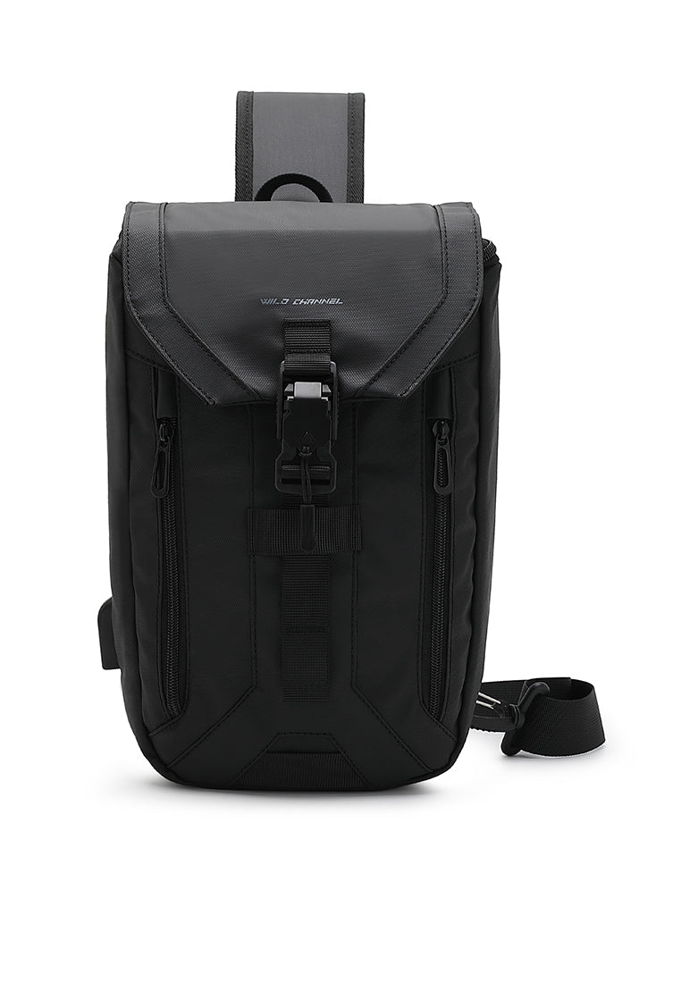 Water Resistance Casual Men's Chest Bag / Shoulder Bag / Crossbody Bag - GAF 5006