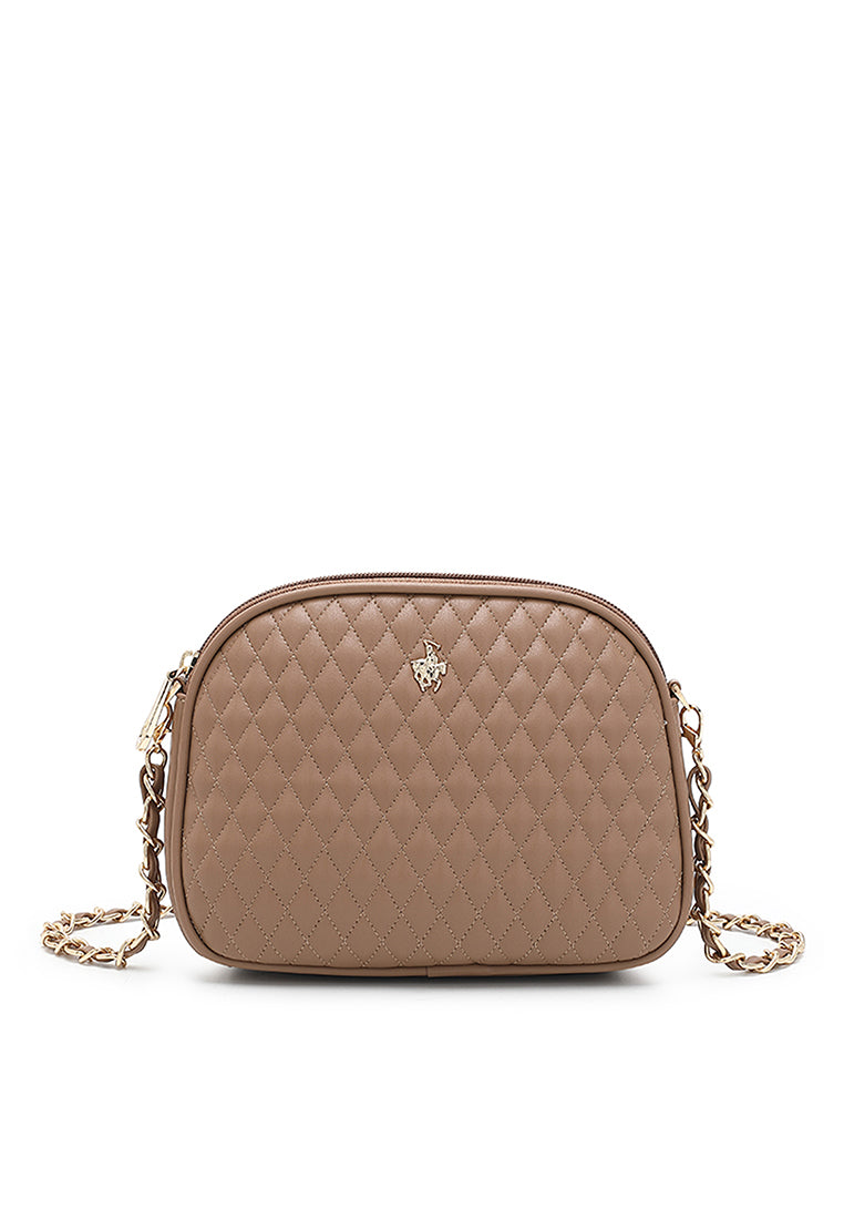Women's Quilted Chain Sling Bag / Crossbody Bag -HJP 547