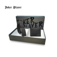 Load image into Gallery viewer, Gift Set - Leather RFID Wallet + 35mm Automatic Buckle Belt - JGS 101-8