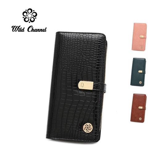 Women's Bi Fold Long Zipper Purse - NP 010