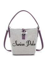 Load image into Gallery viewer, Women&#39;s Monogram Top Handle Canvas Sling Bag - HLT 3206