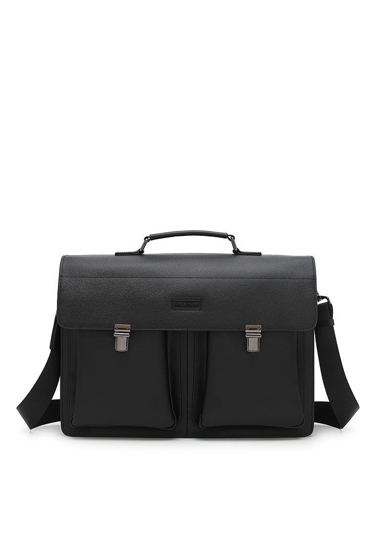 Men Leather Laptop Bag / Briefcase / Messenger Bag - VVN 10005