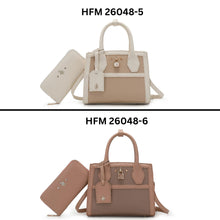 Load image into Gallery viewer, 2 In 1 Women's Top Handle Sling Bag + Long Purse - HFM 26048