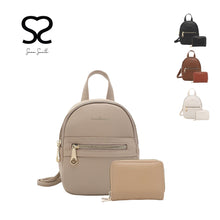 Load image into Gallery viewer, Women's Backpack / Sling Bag + Short Purse / Wallet - SEU 9933