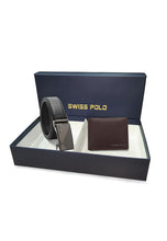 Load image into Gallery viewer, Gift Set - Leather RFID Wallet + 35mm Automatic Buckle Belt - SGS 572-4