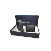 Load image into Gallery viewer, Gift Set - Leather RFID Wallet + 35mm Automatic Buckle Belt - SGS 573-7