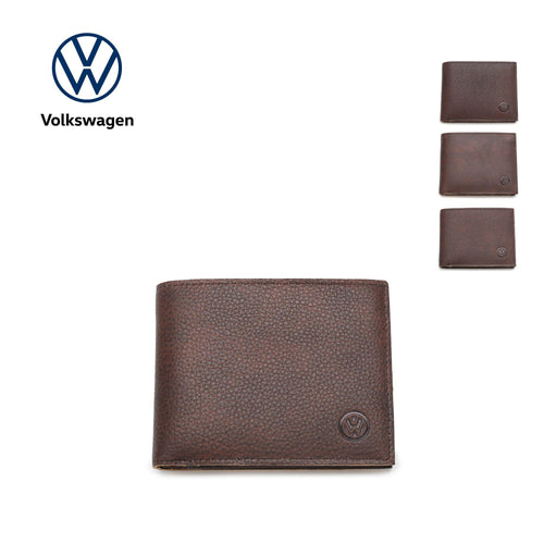 Men's Genuine Leather RFID Short Wallet - VWW 134