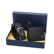 Load image into Gallery viewer, Men&#39;s Gift Set - Men&#39;s RFID Bifold Wallet + Automatic Belt - SGS 556