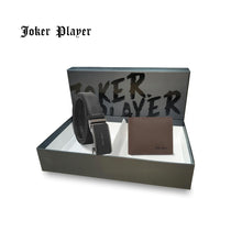 Load image into Gallery viewer, Gift Set - Leather RFID Wallet + 35mm Automatic Buckle Belt - JGS 101-5