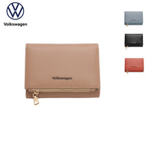 Load image into Gallery viewer, Women&#39;s RFID Magnet Tri Fold Leather Short Wallet / Purse With Coin Compartment - KP 005