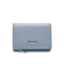 Load image into Gallery viewer, Women&#39;s RFID Magnet Tri Fold Leather Short Wallet / Purse With Coin Compartment - KP 005