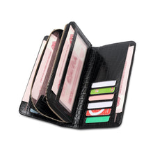 Load image into Gallery viewer, Women&#39;s Bi Fold Long Zipper Purse - NP 010
