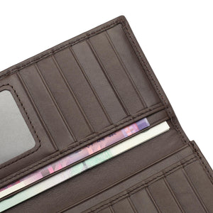 Men's Genuine Leather RFID Bi-Fold Wallet - VWW 124
