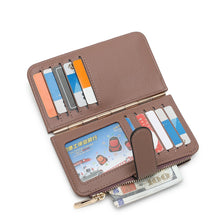 Load image into Gallery viewer, Women&#39;s Leather Card Holder With Coin Compartment - KP 023