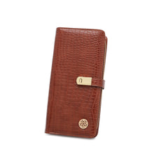 Load image into Gallery viewer, Women&#39;s Bi Fold Long Zipper Purse - NP 010