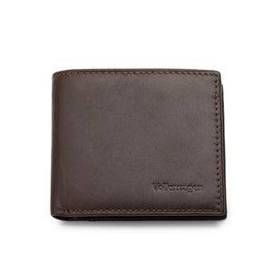 Men's Genuine Leather RFID Bi-Fold Wallet - VWW 124