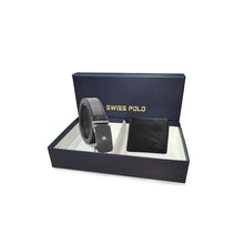Load image into Gallery viewer, Gift Set - Leather RFID Wallet + 35mm Automatic Buckle Belt - SGS 573-10