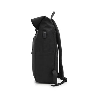 Men's Logo Backpack with USB Port- JH 8059