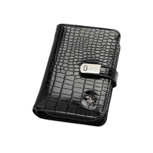 Load image into Gallery viewer, Women&#39;s Short Croc Purse / Wallet - SLP 21