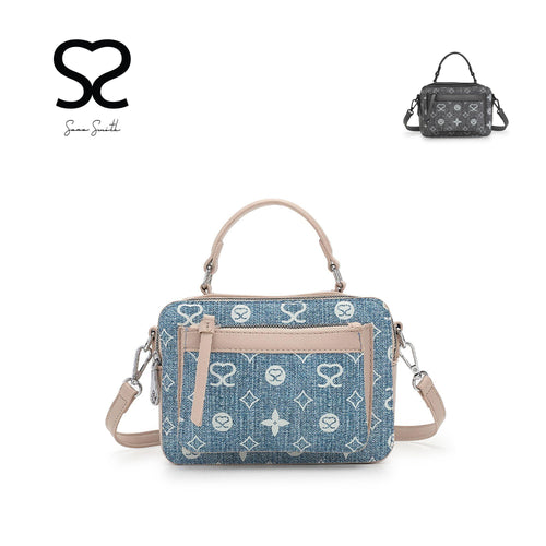 Women's Monogram Top Handle Bag / Sling Bag / Crossbody Bag - SCW 7370