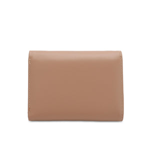 Women's RFID Magnet Tri Fold Leather Short Wallet / Purse With Coin Compartment - KP 005