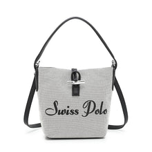Load image into Gallery viewer, Women&#39;s Monogram Top Handle Canvas Sling Bag - HLT 3206