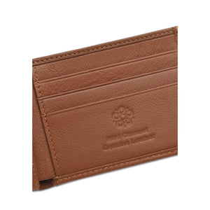 Men's Genuine Leather RFID Blocking Bi Fold Wallet - NW 014