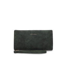 Load image into Gallery viewer, Women&#39;s Zipper Leather Long Wallet / Purse With Detachable Wrist Strap And Coin Compartment - KP 020